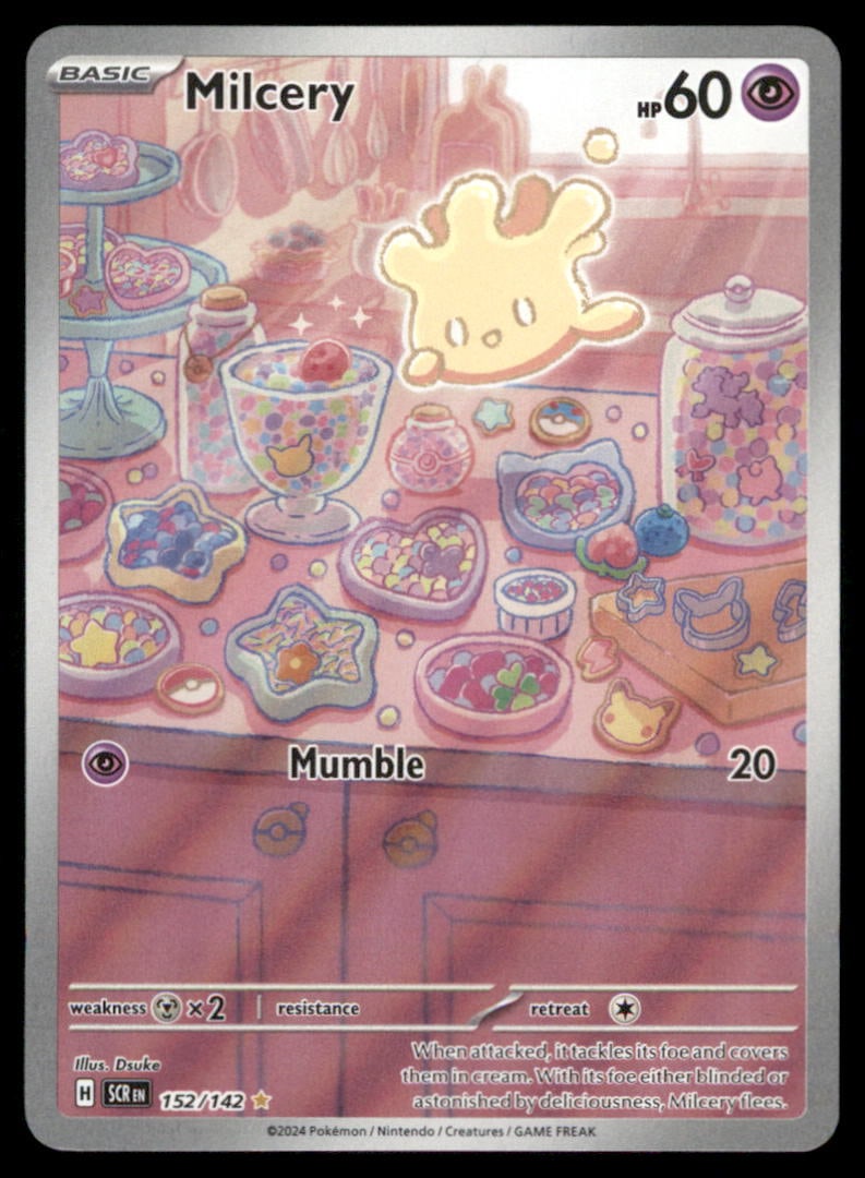 Milcery 152/142 Stellar Crown Pokemon Card Holo (1 of 2)