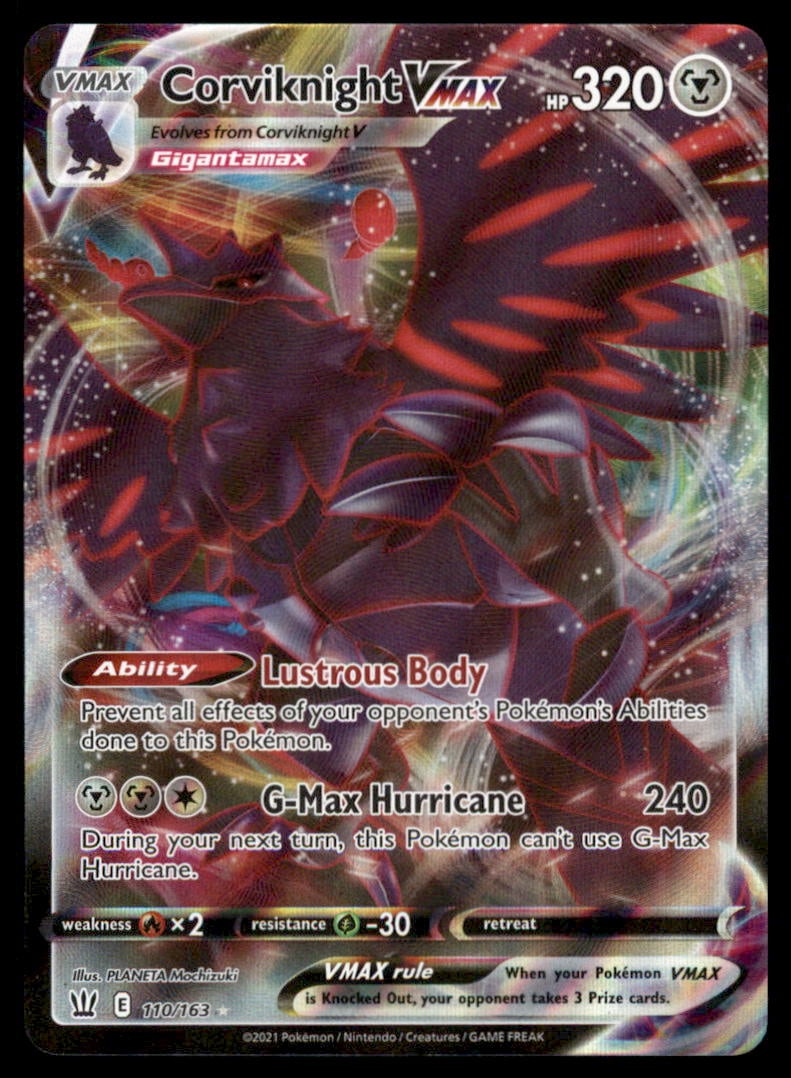 Corviknight VMAX 110/163 Holo Battle Styles Pokemon Card (1 of 2)