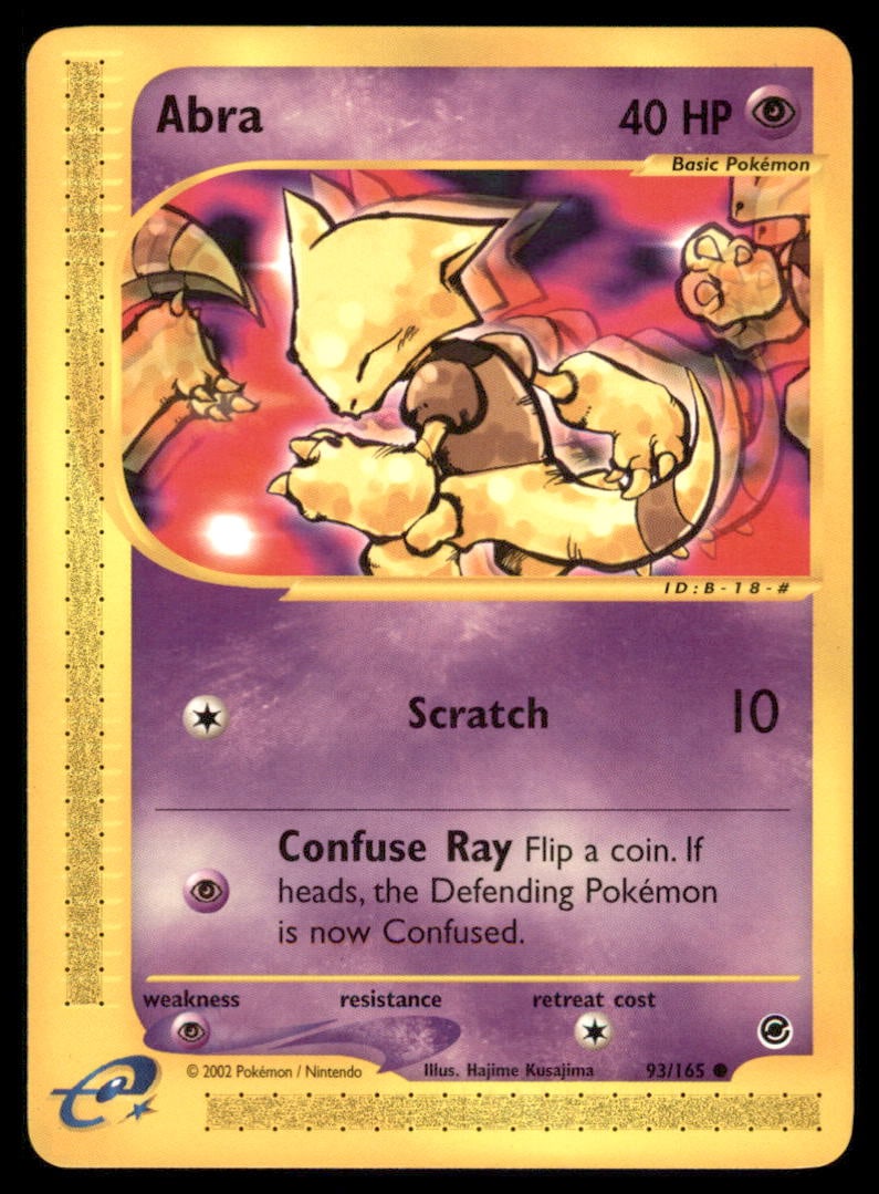 Abra 93/165 Expedition Base Set Pokemon Card: We offer combined shipping on multiple items. Buyers may also arrange their own shipping. LiveShipping is a separate and independent option for shipping that is NOT a part of the auction house or thei