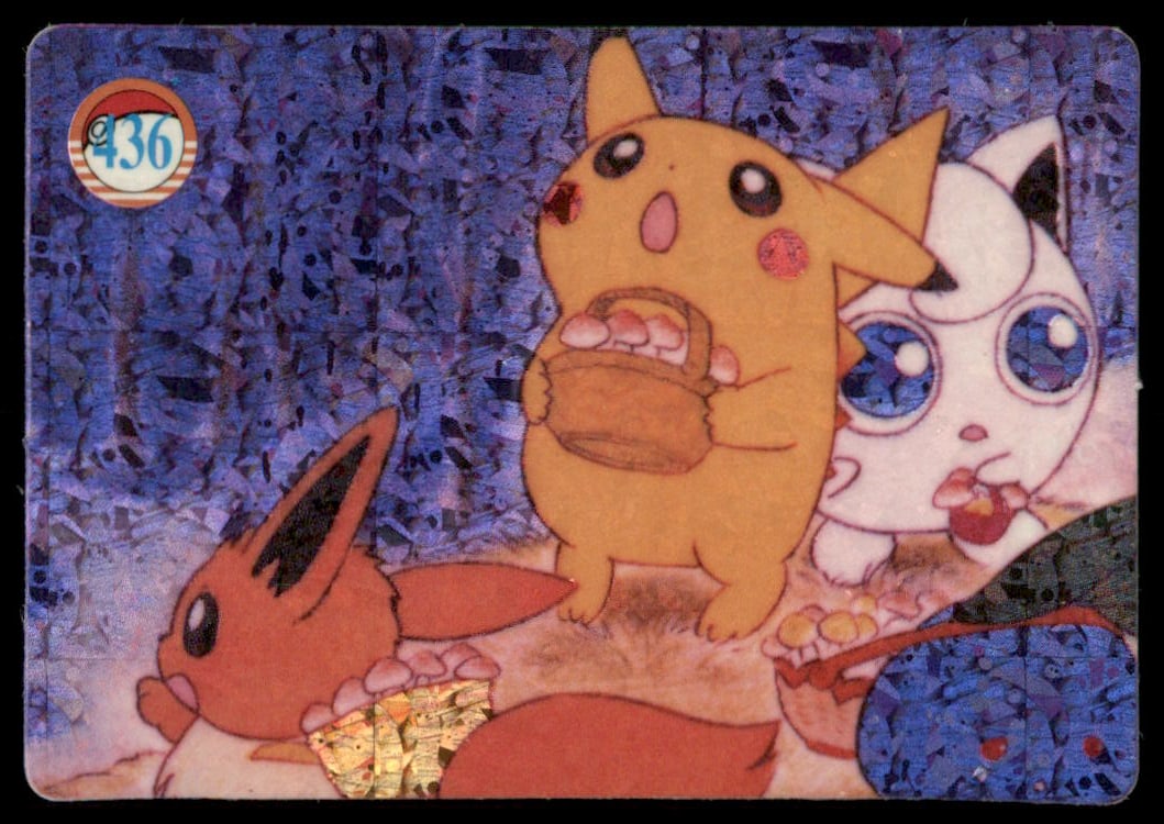 Pikachu Jigglypuff Flareon Picnic Scene Japanese Sticker Holo Prism Card Pokemon #436: We offer combined shipping on multiple items. Buyers may also arrange their own shipping. LiveShipping is a separate and independent option for shipping that is NOT a part of the auction house or thei