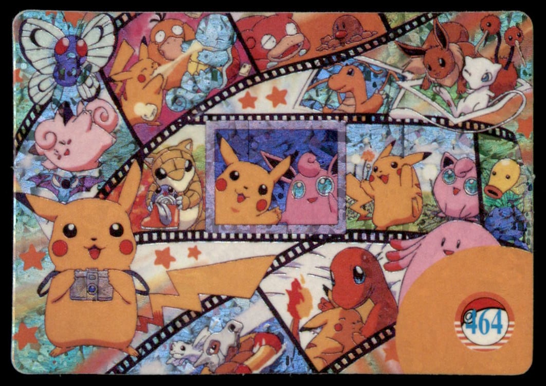Pikachu Film Strip Character Collage Japanese Sticker Holo Prism Card Pokemon #464: We offer combined shipping on multiple items. Buyers may also arrange their own shipping. LiveShipping is a separate and independent option for shipping that is NOT a part of the auction house or thei