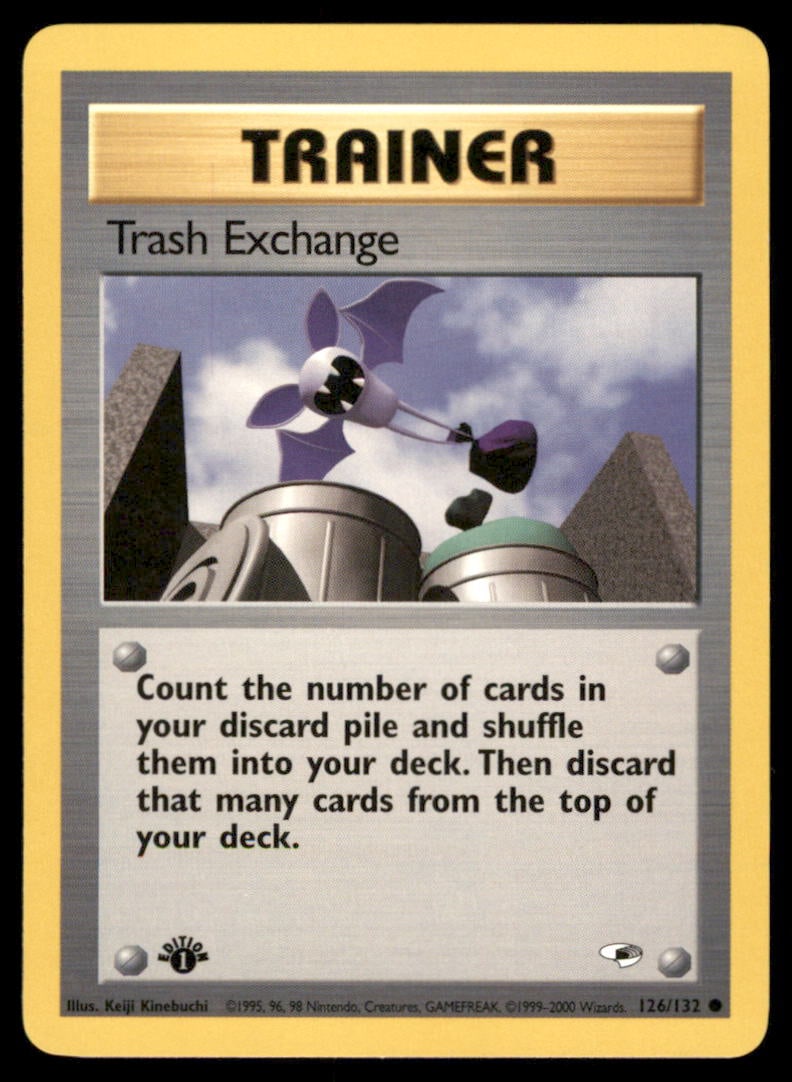 Trash Exchange 126/132 Gym Heroes Pokemon Card 1st Edition: We offer combined shipping on multiple items. Buyers may also arrange their own shipping. LiveShipping is a separate and independent option for shipping that is NOT a part of the auction house or thei