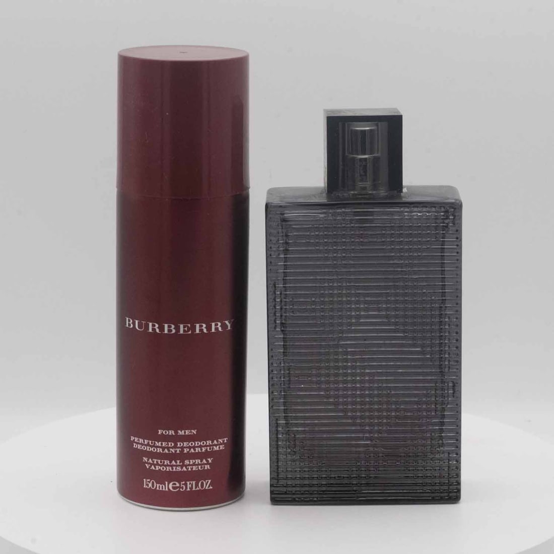 Lot Of 2 Burberry Perfume Bottles with Perfume Included: Medium: Perfume Size: 6 inches tall Age/Detail: Lot Of 2 Burberry Condition: Great overall, check photo for reference Provenance: Collection from Estate in Jamaica Please view all the photos as they a