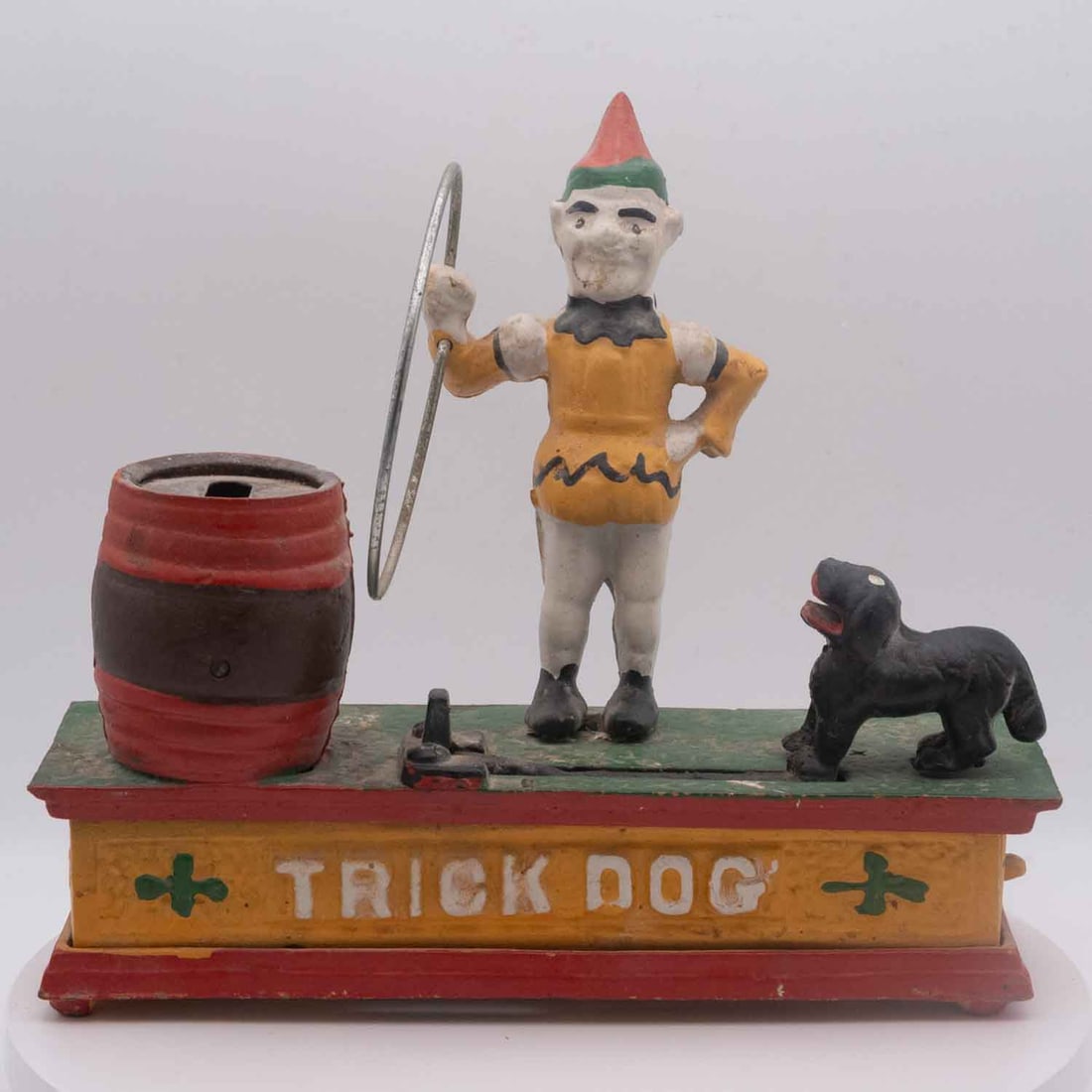 Vintage Cast Iron Trick Dog Mechanical Coin Bank (1 of 7)