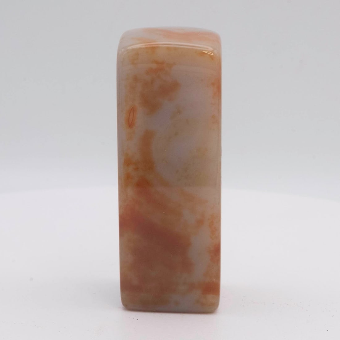 Old Chinese Shoushan Stone Blank Stamp Seal: Medium: Shoushan Stone Size: 2.8x1x1 inches Age/Detail: Old Chinese Condition: great overall, check photo for condition reference. Provenance: Collection from Estate in Williamsburg LiveShipping is NO