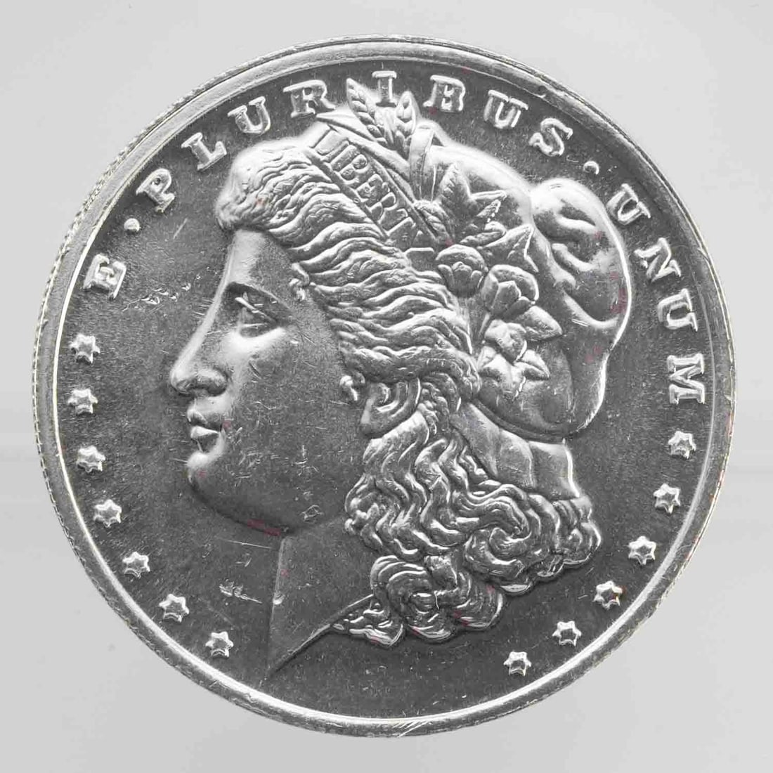 Morgan Silver Dollar Style 1oz Silver Round: MLC01379 Shipping: Buyer-arranged shipping: estimated cost: starts at $16.5, Plus $1 dollar for every $100 in value. Signature confirmation is recommended for high value invoice at cost of $5.5. Pleas