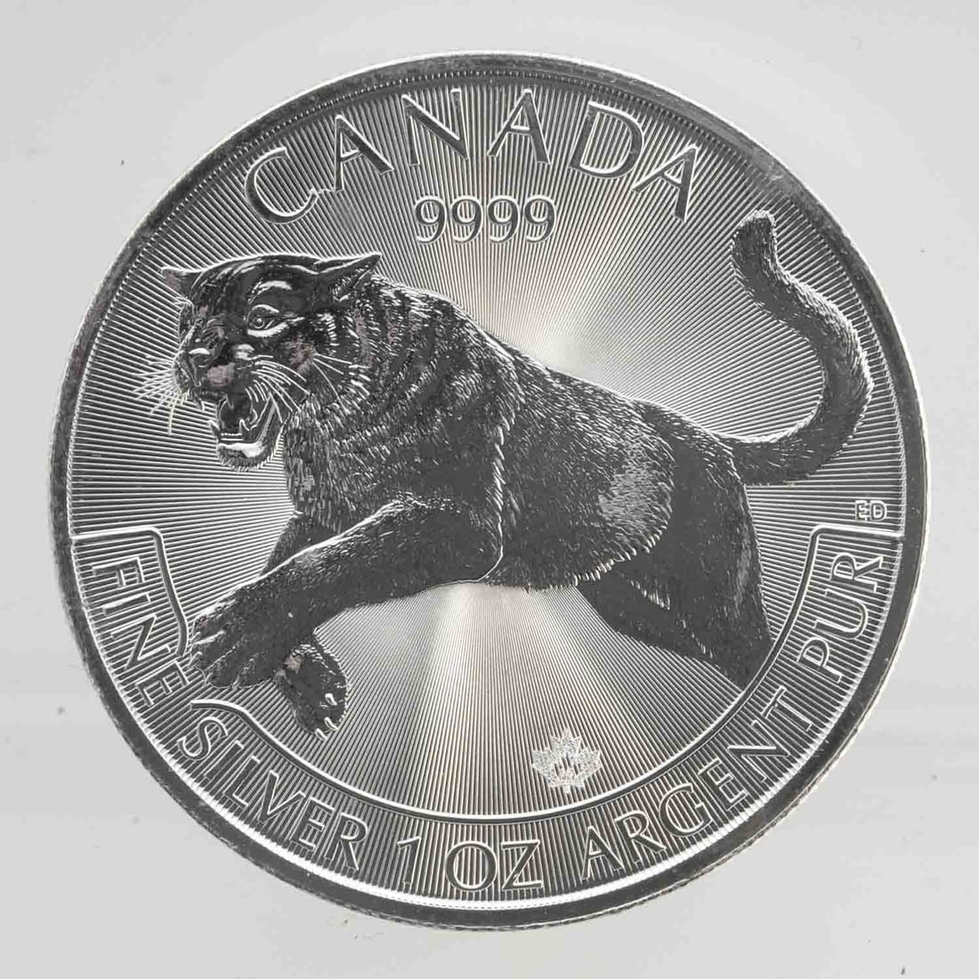 2016 Canada Predator Series Cougar 1oz Silver Coin (1 of 2)