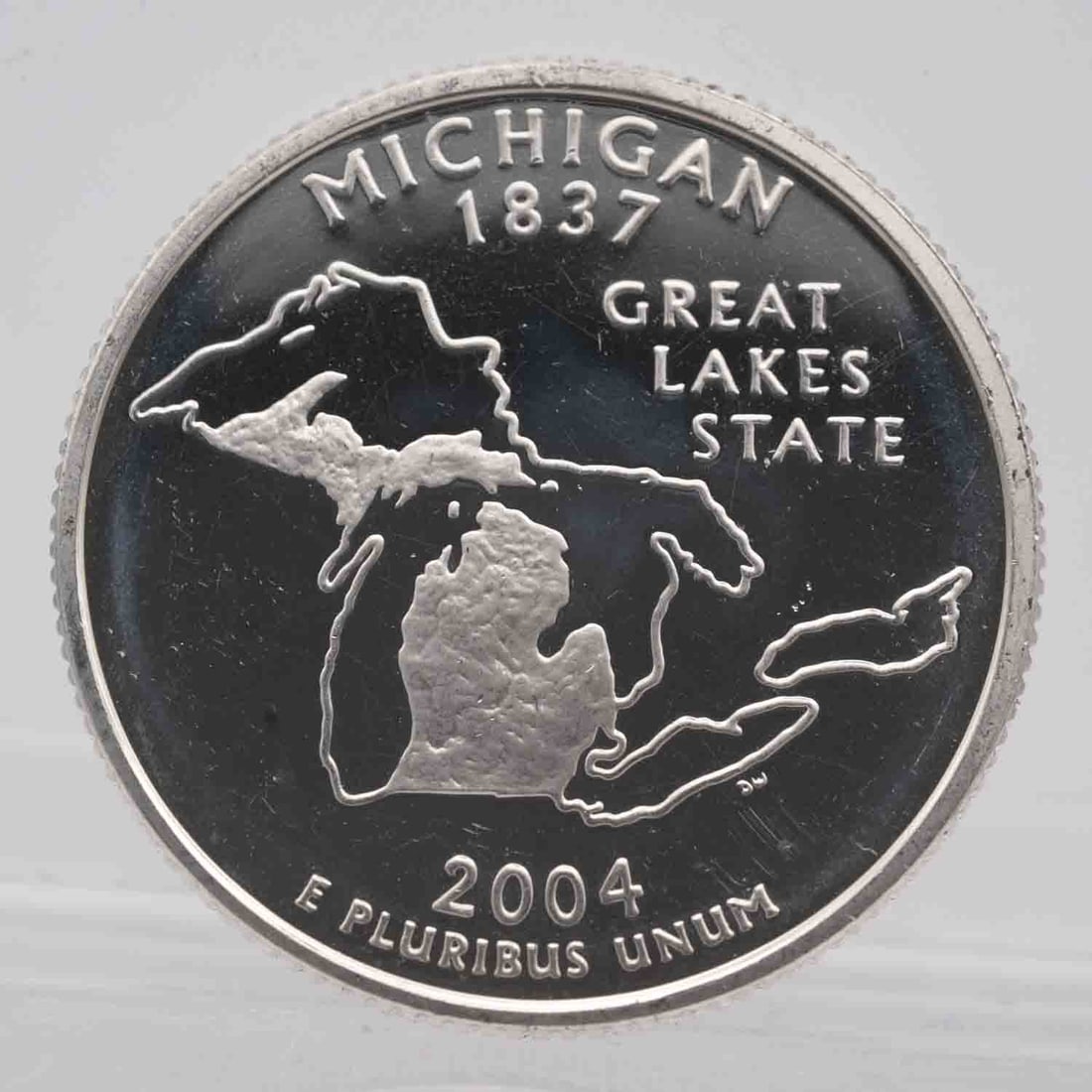 2004 American Proof Silver Quarter Michigan: MLC01252 Shipping: Buyer-arranged shipping: estimated cost: starts at $16.5, Plus $1 dollar for every $100 in value. Signature confirmation is recommended for high value invoice at cost of $5.5. Pleas