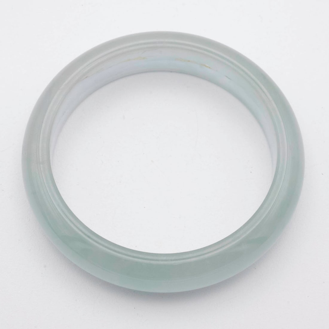 Chinese Green Jadeite Bangle (1 of 4)
