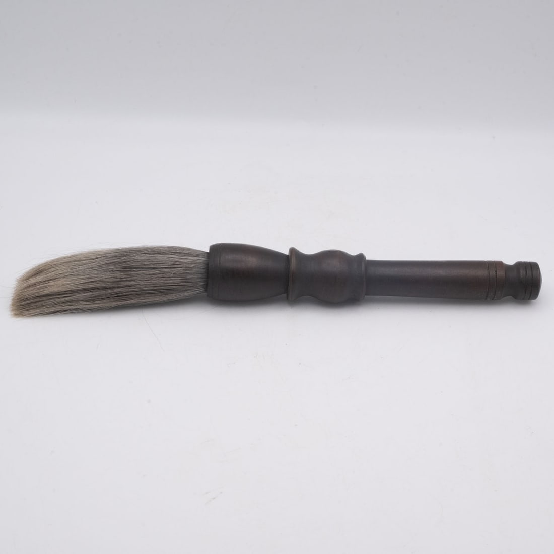 Old Chinese Wood Scholar Ink Brush: Medium: Wood Size: 11x1.5x1.5 inches Age/Detail: Old Chinese Condition: great overall, check photo for condition reference. Provenance: Collection from Estate in Williamsburg LiveShipping is NOT a par