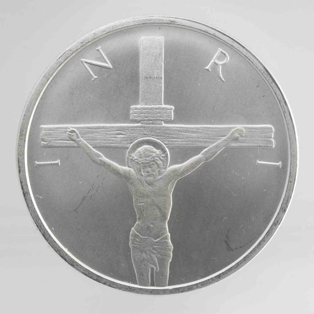 2022 Silver Shield Inri Jesus On The Cross 1oz Silver Round