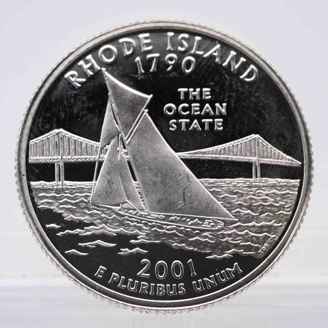 2001 American Proof Silver Quarter Rhode Island (1 of 2)