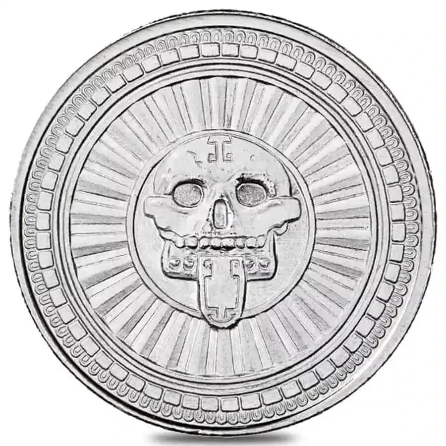Aztec God Of Death 1oz Silver Round