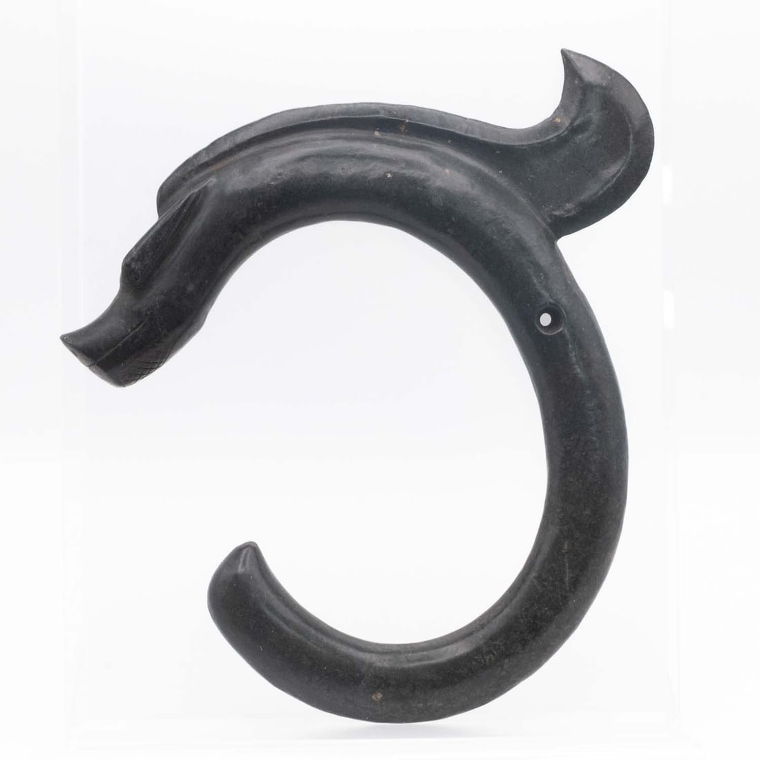 Antique Chinese Hongshan Culture Jade Pig Dragon Large Amulet: Medium: Jade Size: 8.5x8.5x1 inches Age/Detail: Antique Chinese Hongshan Culture Condition: great overall, check photo for condition reference. Provenance: Collection from Estate in Williamsburg Pleas