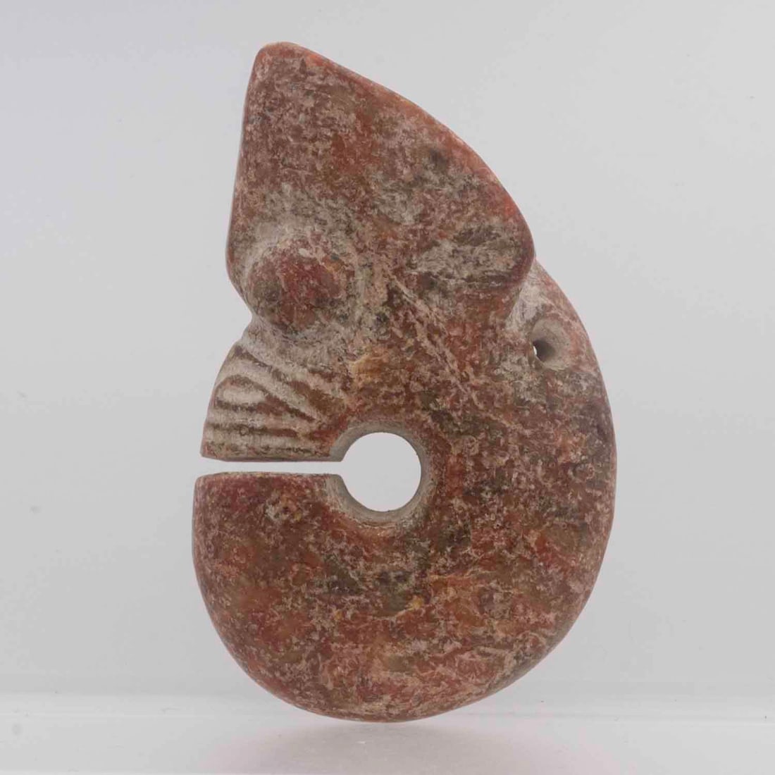 Antique Chinese Hongshan Culture Stone Pig Dragon Amulet (1 of 5)