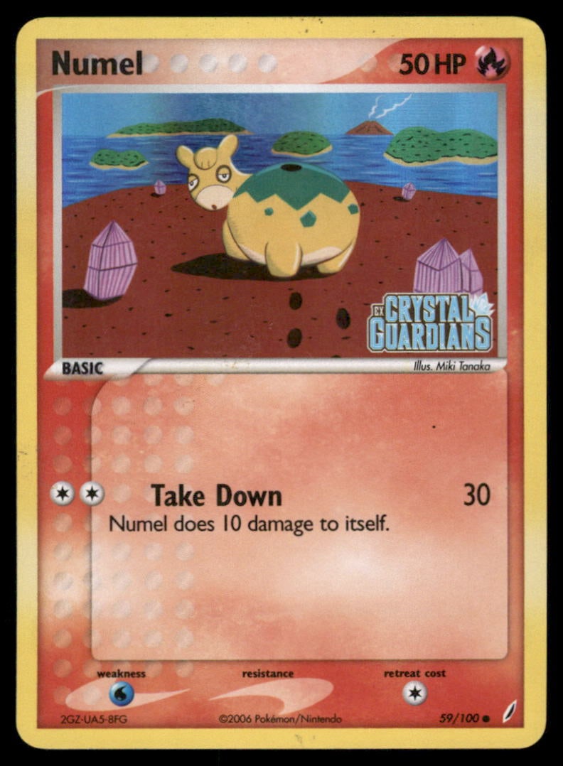 Numel 59/100 Crystal Guardians Pokemon Card Reverse Holo: We offer combined shipping on multiple items. Buyers may also arrange their own shipping. LiveShipping is a separate and independent option for shipping that is NOT a part of the auction house or thei