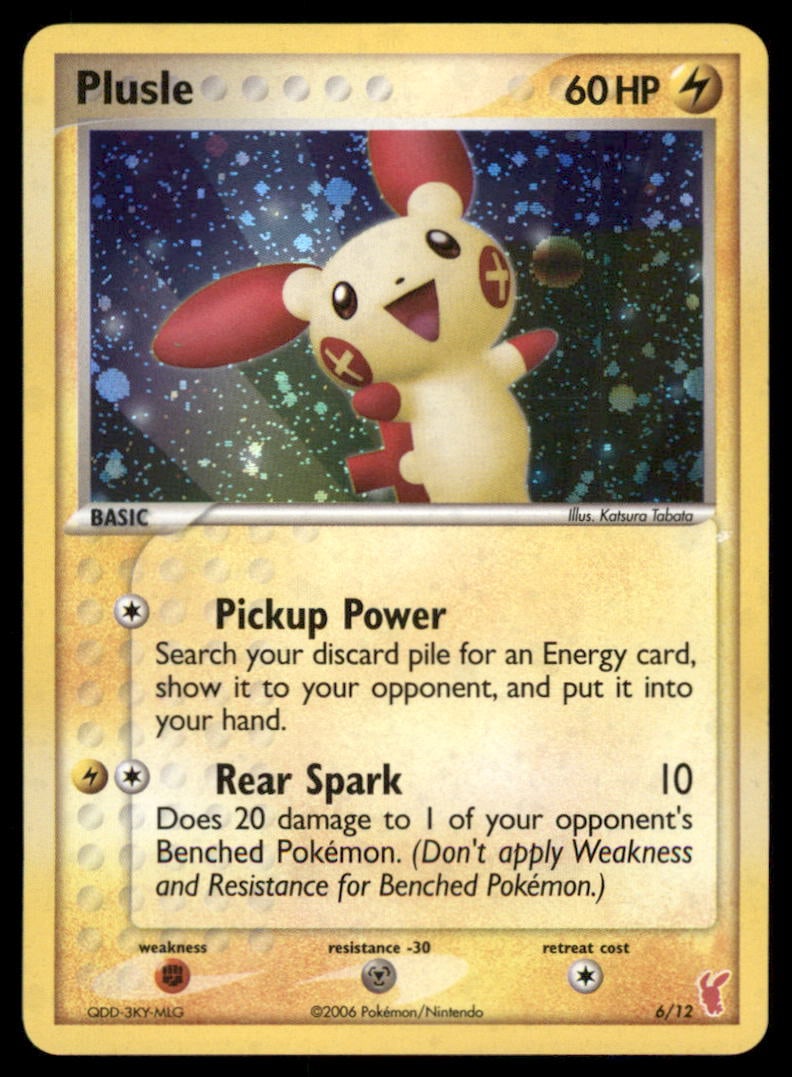 Plusle 6/12 EX Trainer Kit 2 Plusle Pokemon Card Holo: We offer combined shipping on multiple items. Buyers may also arrange their own shipping. LiveShipping is a separate and independent option for shipping that is NOT a part of the auction house or thei
