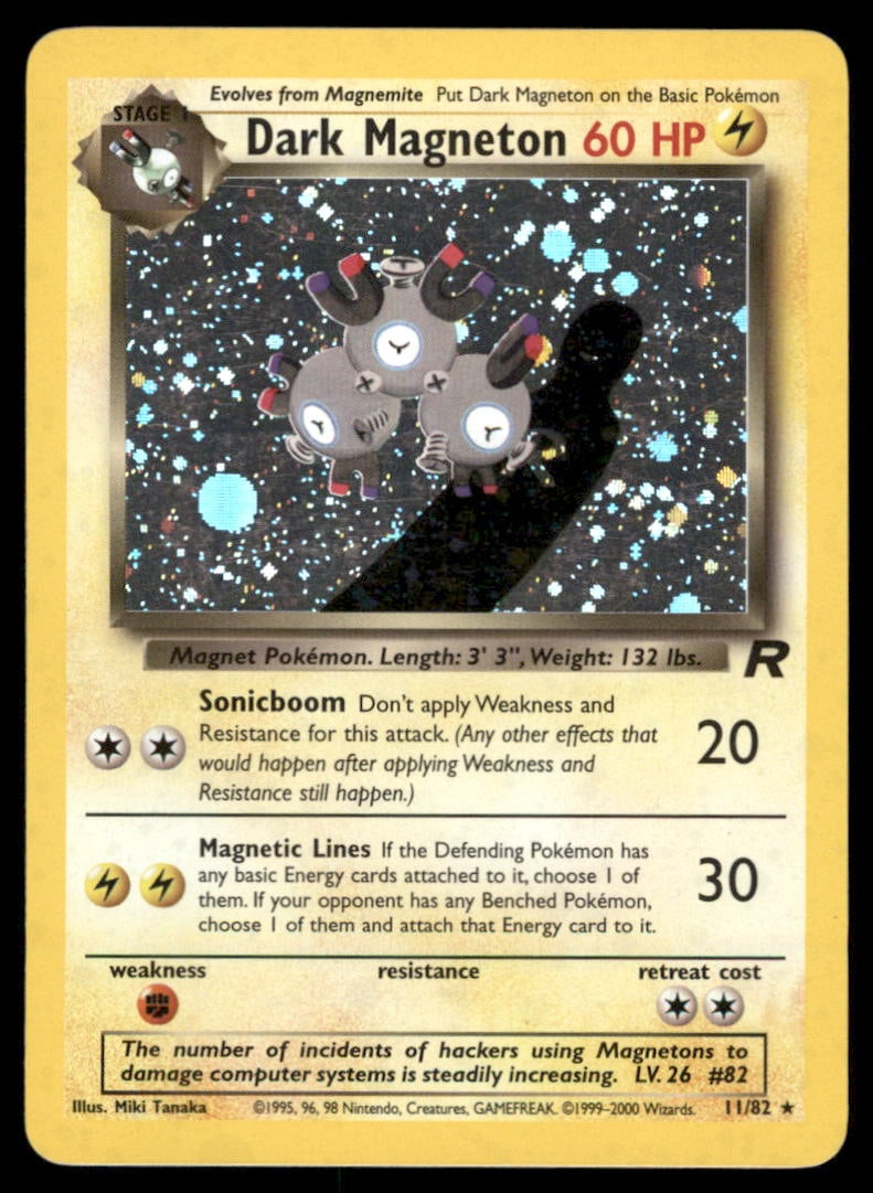 Dark Magneton 28/82 Team Rocket Pokemon Card Unlimited: We offer combined shipping on multiple items. Buyers may also arrange their own shipping. LiveShipping is a separate and independent option for shipping that is NOT a part of the auction house or thei