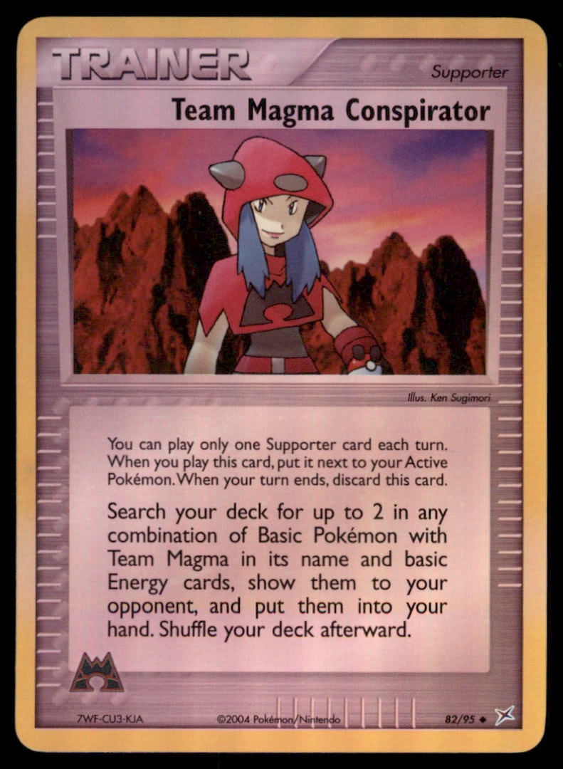 Team Magma Conspirator 82/95 Team Magma vs Team Aqua Pokemon Card Reverse Holo: We offer combined shipping on multiple items. Buyers may also arrange their own shipping. LiveShipping is a separate and independent option for shipping that is NOT a part of the auction house or thei