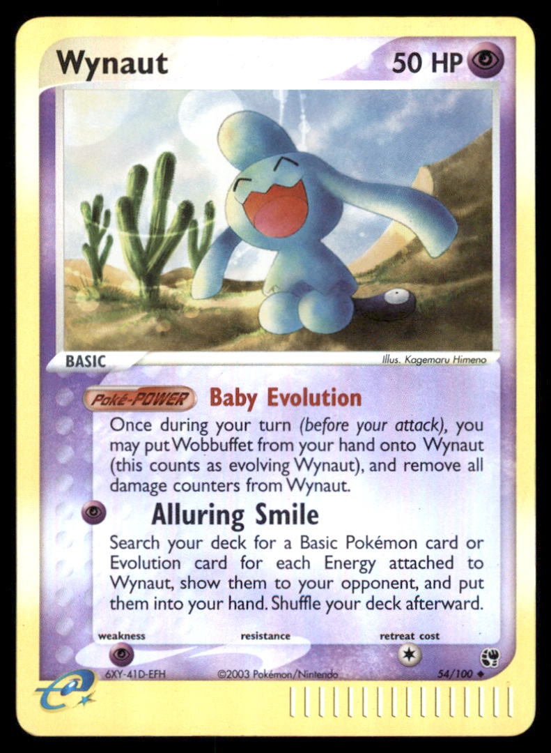 Wynaut 54/100 Sandstorm Pokemon Card Reverse Holo: We offer combined shipping on multiple items. Buyers may also arrange their own shipping. LiveShipping is a separate and independent option for shipping that is NOT a part of the auction house or thei