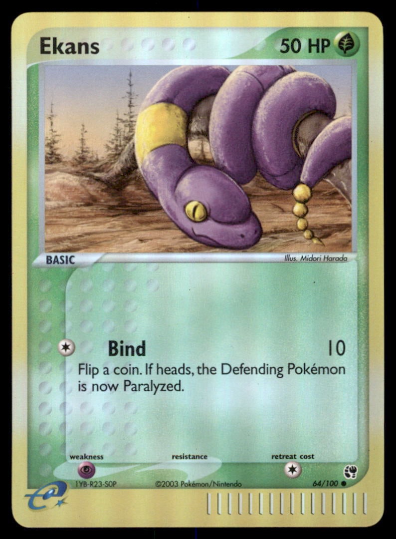 Ekans 64/100 Sandstorm Pokemon Card Reverse Holo: We offer combined shipping on multiple items. Buyers may also arrange their own shipping. LiveShipping is a separate and independent option for shipping that is NOT a part of the auction house or thei
