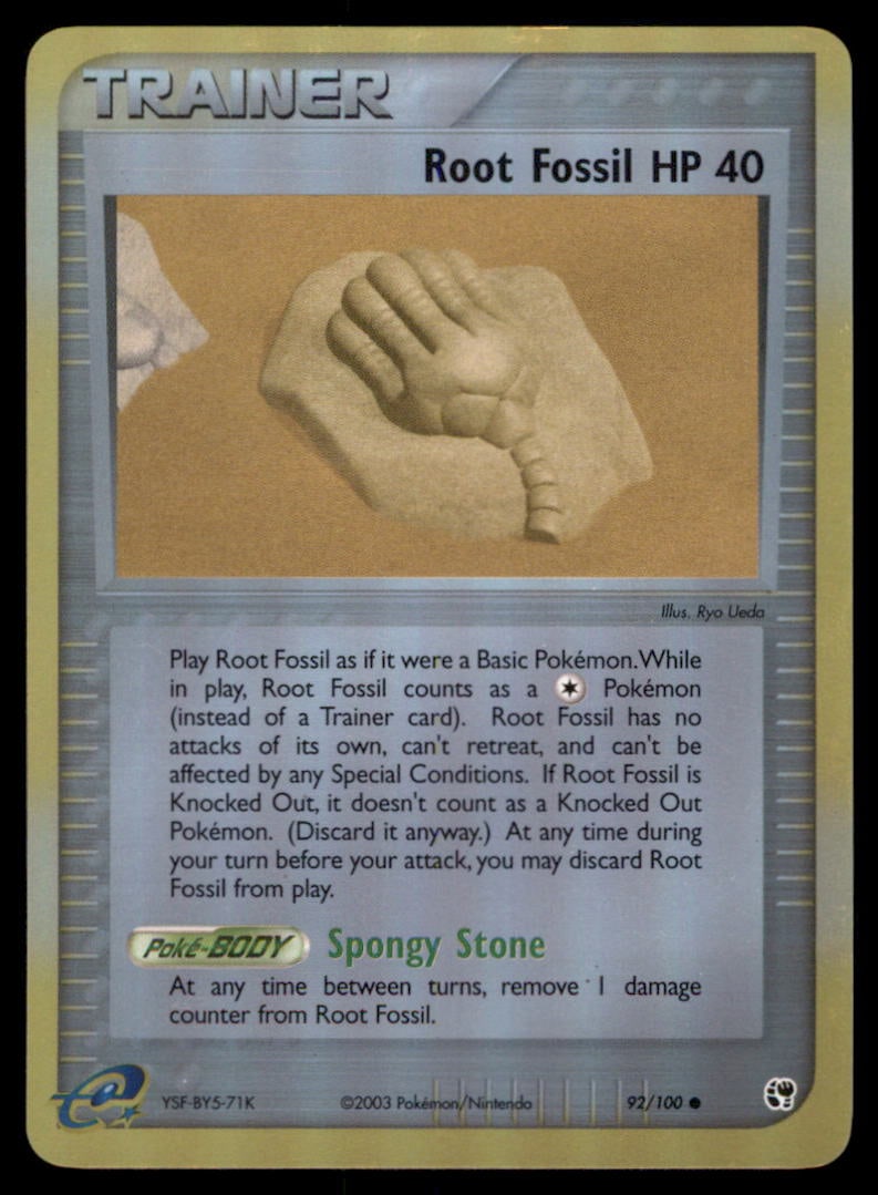 Root Fossil 92/100 Sandstorm Pokemon Card Reverse Holo: We offer combined shipping on multiple items. Buyers may also arrange their own shipping. LiveShipping is a separate and independent option for shipping that is NOT a part of the auction house or thei