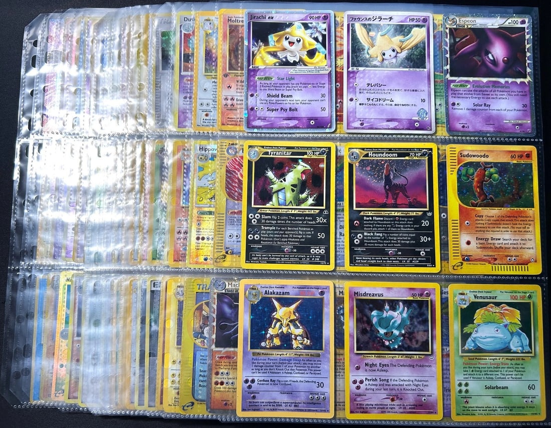 Lot of 180 ALL HOLO Vintage DAMAGED Pokemon Card Binder Collection DAMAGED: This listing features a collection of 180 vintage Pokémon cards, all of which are Holographic (Holo). You will receive the exact cards shown in the photos.The cards are in EXTREMELY DAMAGED condition