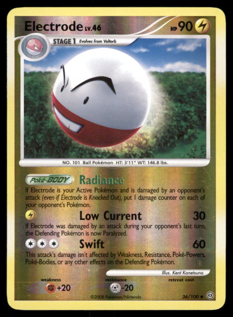 Electrode 36/100 Stormfront Pokemon Card Reverse Holo: We offer combined shipping on multiple items. Buyers may also arrange their own shipping. LiveShipping is a separate and independent option for shipping that is NOT a part of the auction house or thei