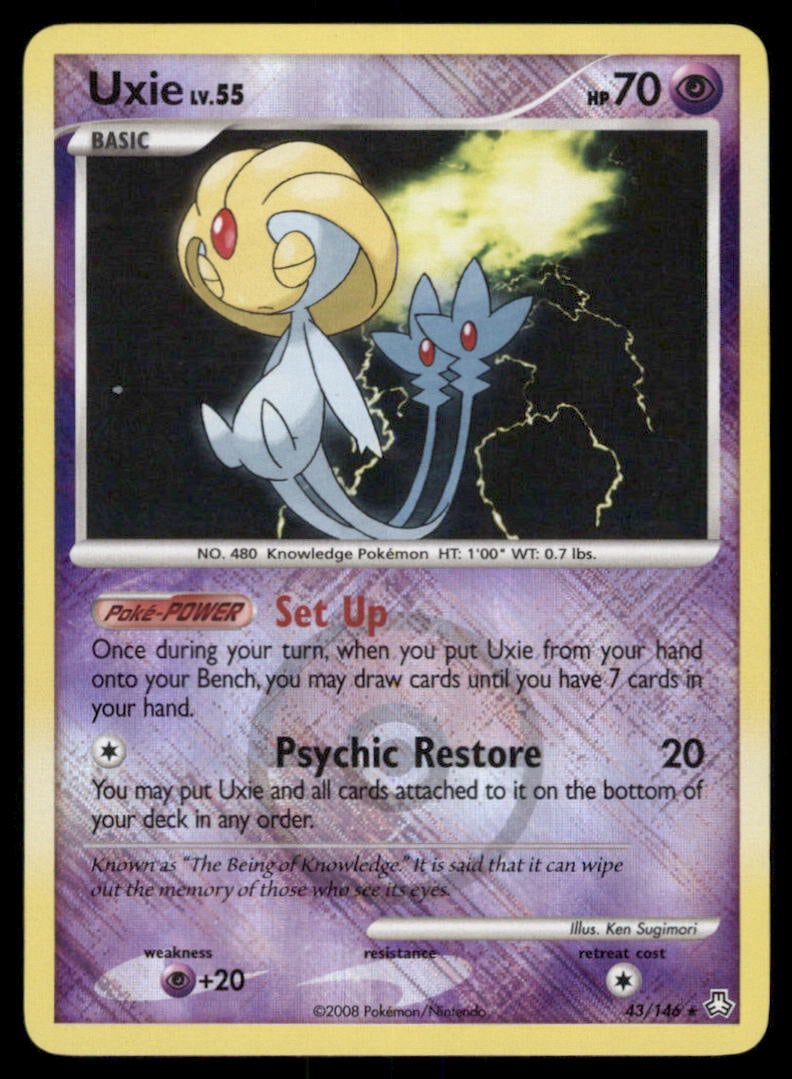 Uxie 43/146 Legends Awakened Pokemon Card Reverse Holo: We offer combined shipping on multiple items. Buyers may also arrange their own shipping. LiveShipping is a separate and independent option for shipping that is NOT a part of the auction house or thei