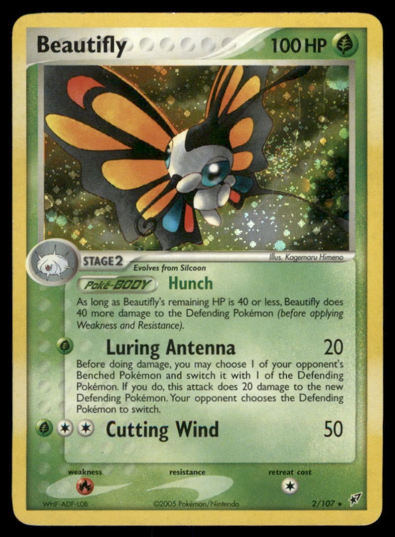 Beautifly 2/107 Holo Deoxys Pokemon Card: We offer combined shipping on multiple items. Buyers may also arrange their own shipping. LiveShipping is a separate and independent option for shipping that is NOT a part of the auction house or thei