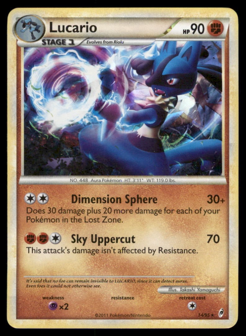Lucario 14/95 Holo Call of Legends Pokemon Card: We offer combined shipping on multiple items. Buyers may also arrange their own shipping. LiveShipping is a separate and independent option for shipping that is NOT a part of the auction house or thei
