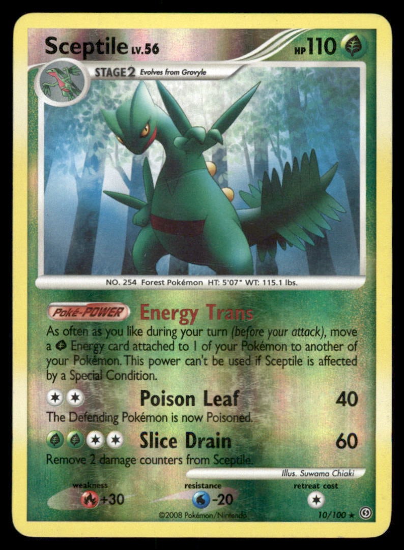 Sceptile (DP Stormfront) 10/100 Deck Exclusives Pokemon Card: We offer combined shipping on multiple items. Buyers may also arrange their own shipping. LiveShipping is a separate and independent option for shipping that is NOT a part of the auction house or thei