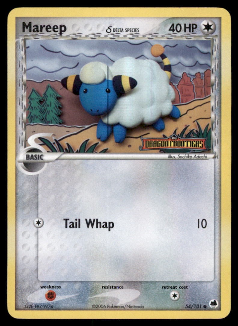 Mareep 54/101 Dragon Frontiers Pokemon Card: We offer combined shipping on multiple items. Buyers may also arrange their own shipping. LiveShipping is a separate and independent option for shipping that is NOT a part of the auction house or thei