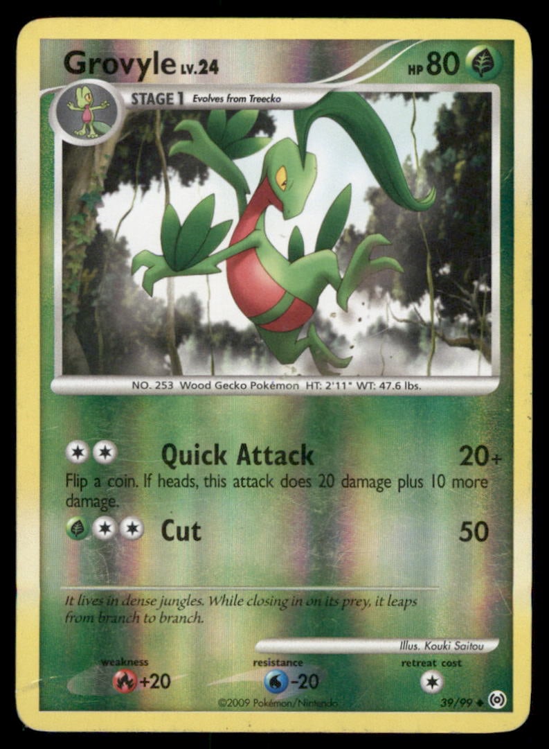 Grovyle 39/99 Arceus Pokemon Card Reverse Holo: We offer combined shipping on multiple items. Buyers may also arrange their own shipping. LiveShipping is a separate and independent option for shipping that is NOT a part of the auction house or thei