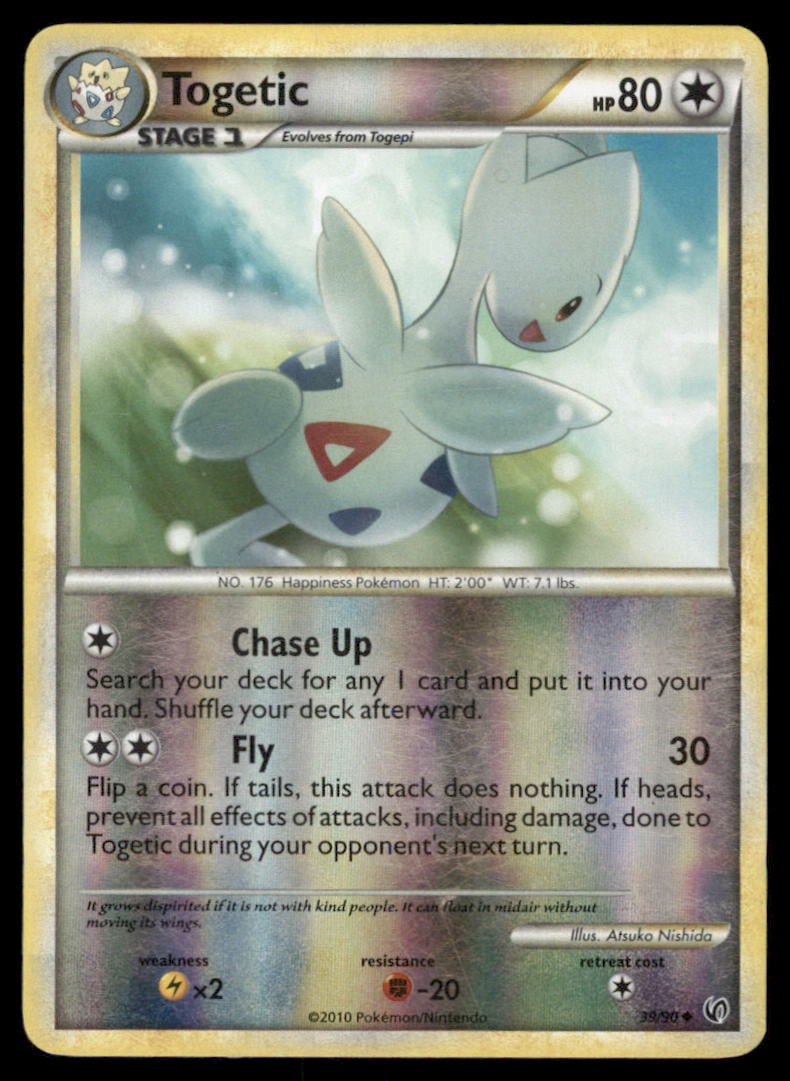 Togetic 39/90 HGSS Undaunted Pokemon Card Reverse Holo: We offer combined shipping on multiple items. Buyers may also arrange their own shipping. LiveShipping is a separate and independent option for shipping that is NOT a part of the auction house or thei