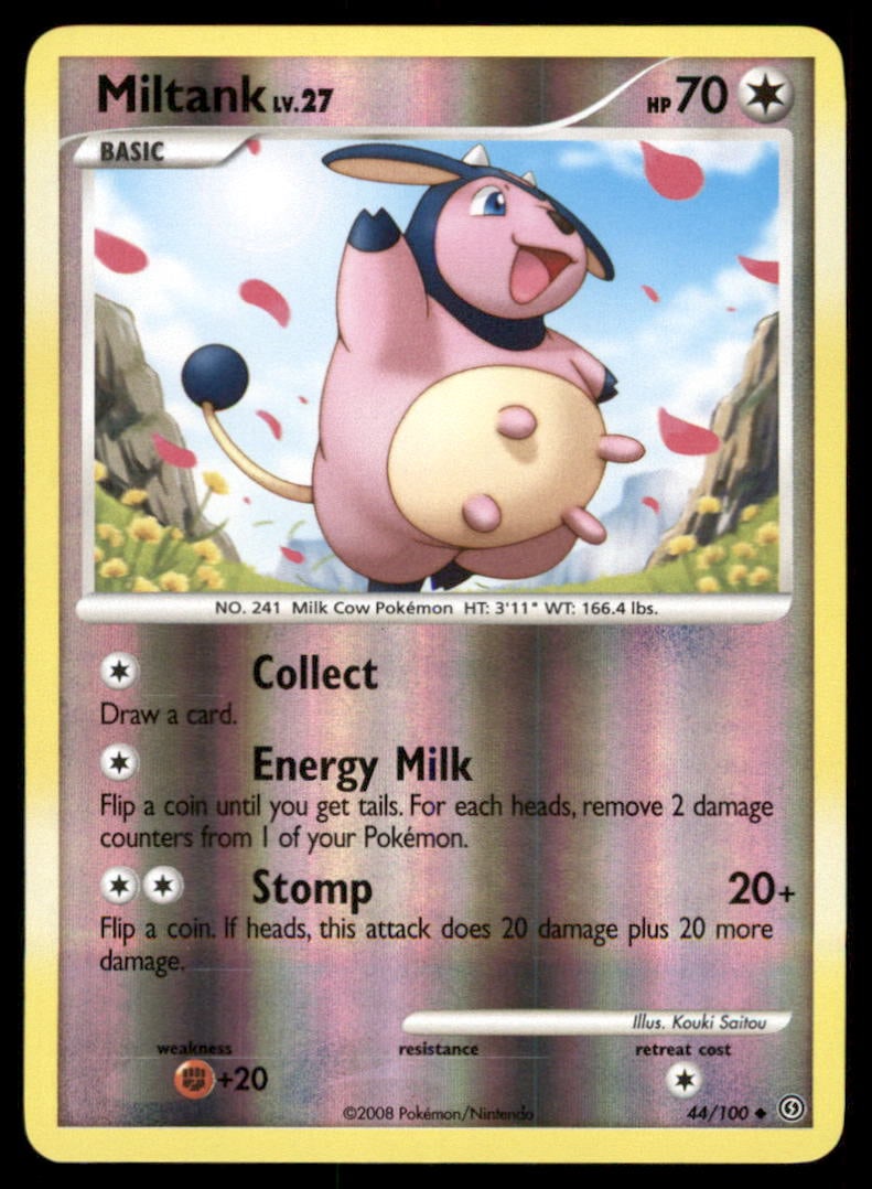Miltank 44/100 Stormfront Pokemon Card Reverse Holo: We offer combined shipping on multiple items. Buyers may also arrange their own shipping. LiveShipping is a separate and independent option for shipping that is NOT a part of the auction house or thei