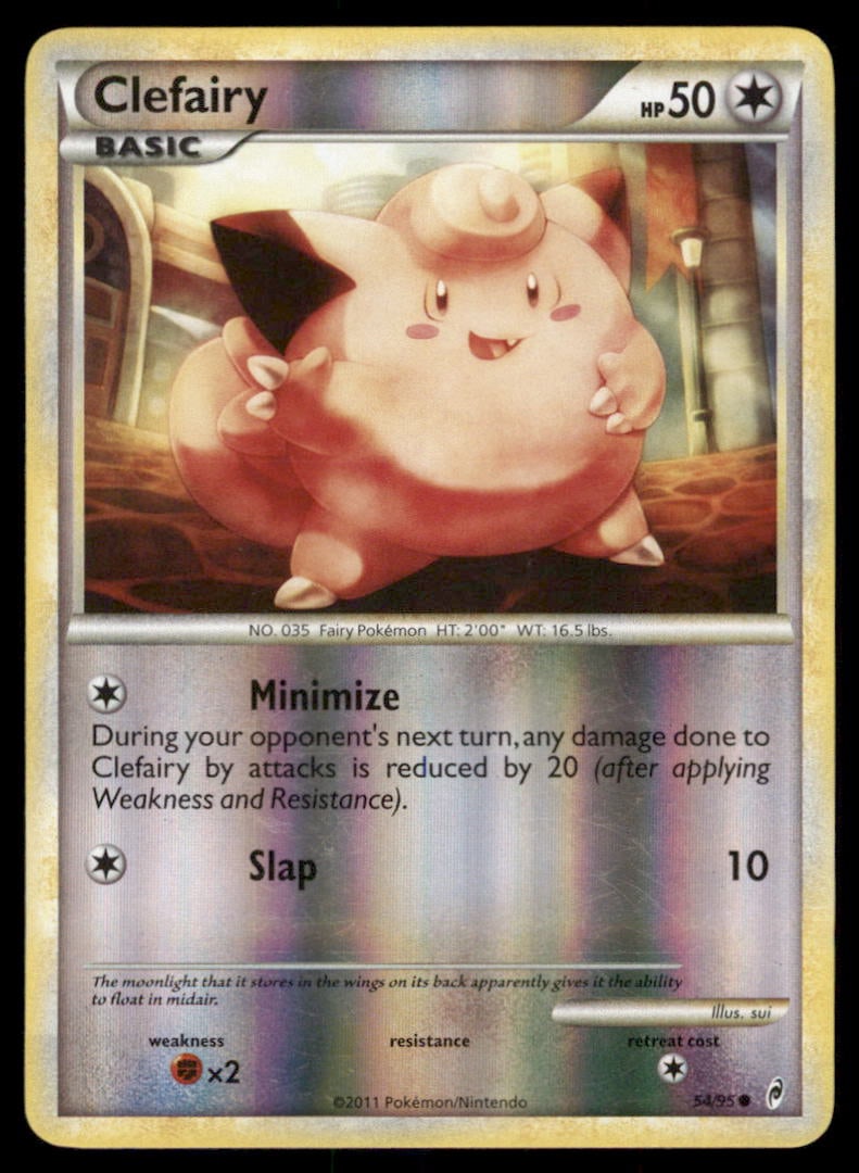 Clefairy 54/95 Call of Legends Pokemon Card Reverse Holo: We offer combined shipping on multiple items. Buyers may also arrange their own shipping. LiveShipping is a separate and independent option for shipping that is NOT a part of the auction house or thei