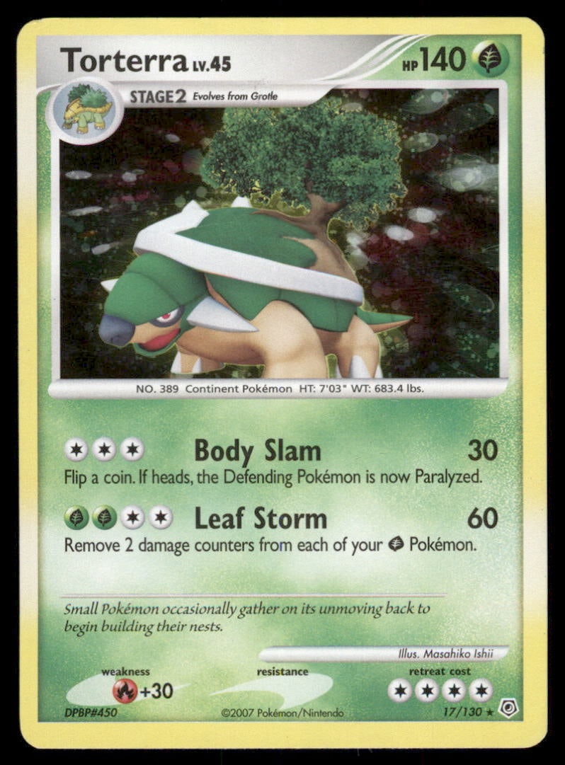 Torterra 17/130 Holo Diamond & Pearl Pokemon Card: We offer combined shipping on multiple items. Buyers may also arrange their own shipping. LiveShipping is a separate and independent option for shipping that is NOT a part of the auction house or thei