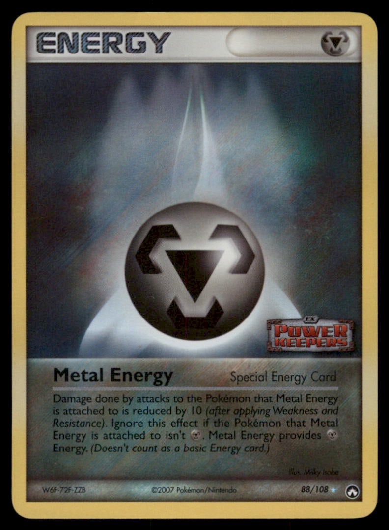Metal Energy 88/108 Power Keepers Pokemon Card Reverse Holo: We offer combined shipping on multiple items. Buyers may also arrange their own shipping. LiveShipping is a separate and independent option for shipping that is NOT a part of the auction house or thei