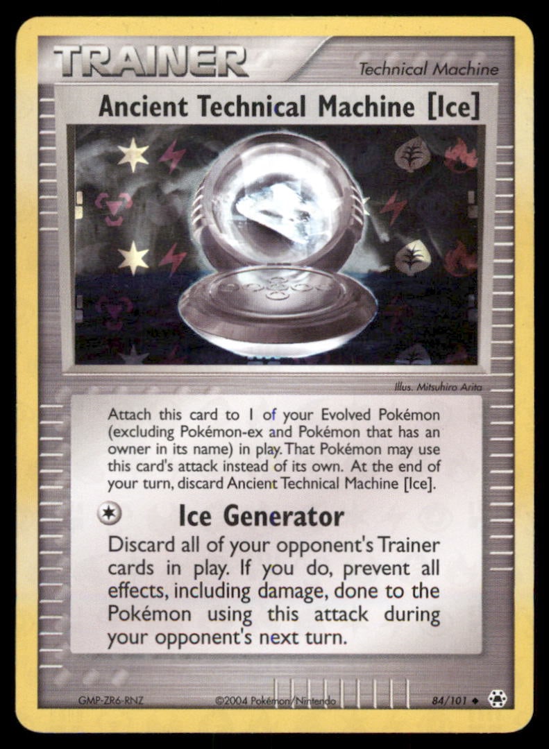 Ancient Technical Machine [Ice] 84/101 Hidden Legends Pokemon Card Reverse Holo: We offer combined shipping on multiple items. Buyers may also arrange their own shipping. LiveShipping is a separate and independent option for shipping that is NOT a part of the auction house or thei