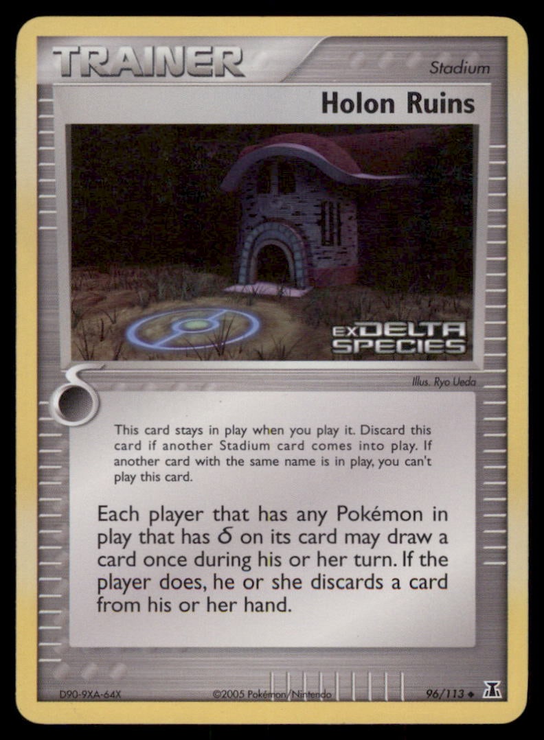 Holon Ruins 96/113 Delta Species Pokemon Card: We offer combined shipping on multiple items. Buyers may also arrange their own shipping. LiveShipping is a separate and independent option for shipping that is NOT a part of the auction house or thei