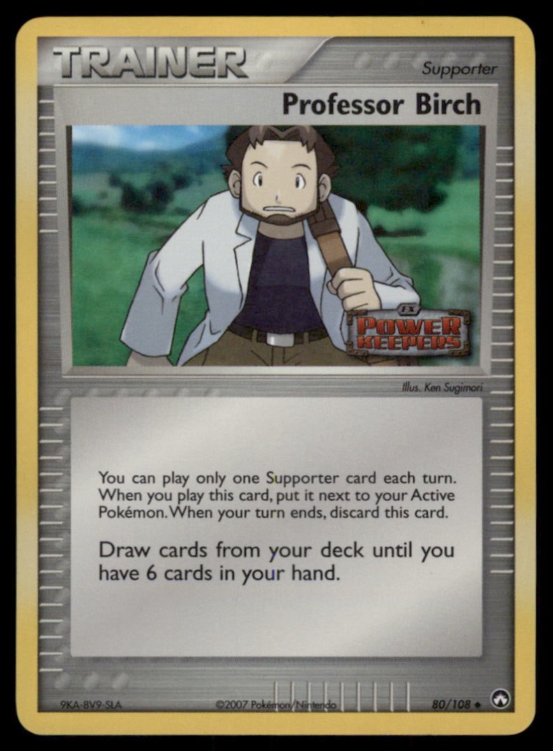 Professor Birch 80/108 Power Keepers Pokemon Card Reverse Holo: We offer combined shipping on multiple items. Buyers may also arrange their own shipping. LiveShipping is a separate and independent option for shipping that is NOT a part of the auction house or thei