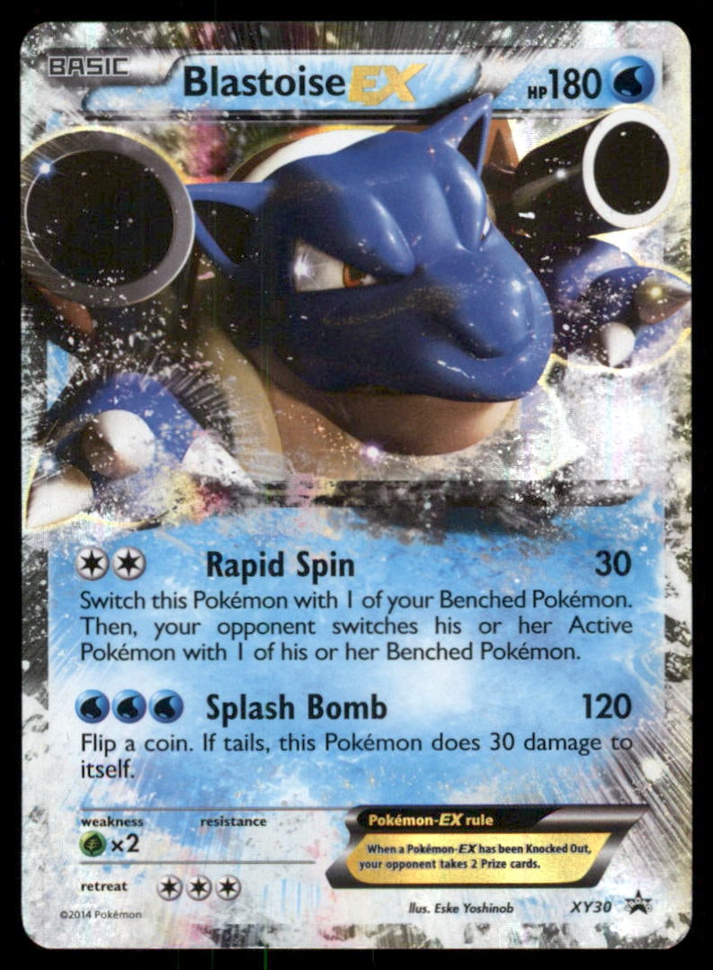 Blastoise EX XY30 Holo XY Promo Pokemon Card (1 of 2)
