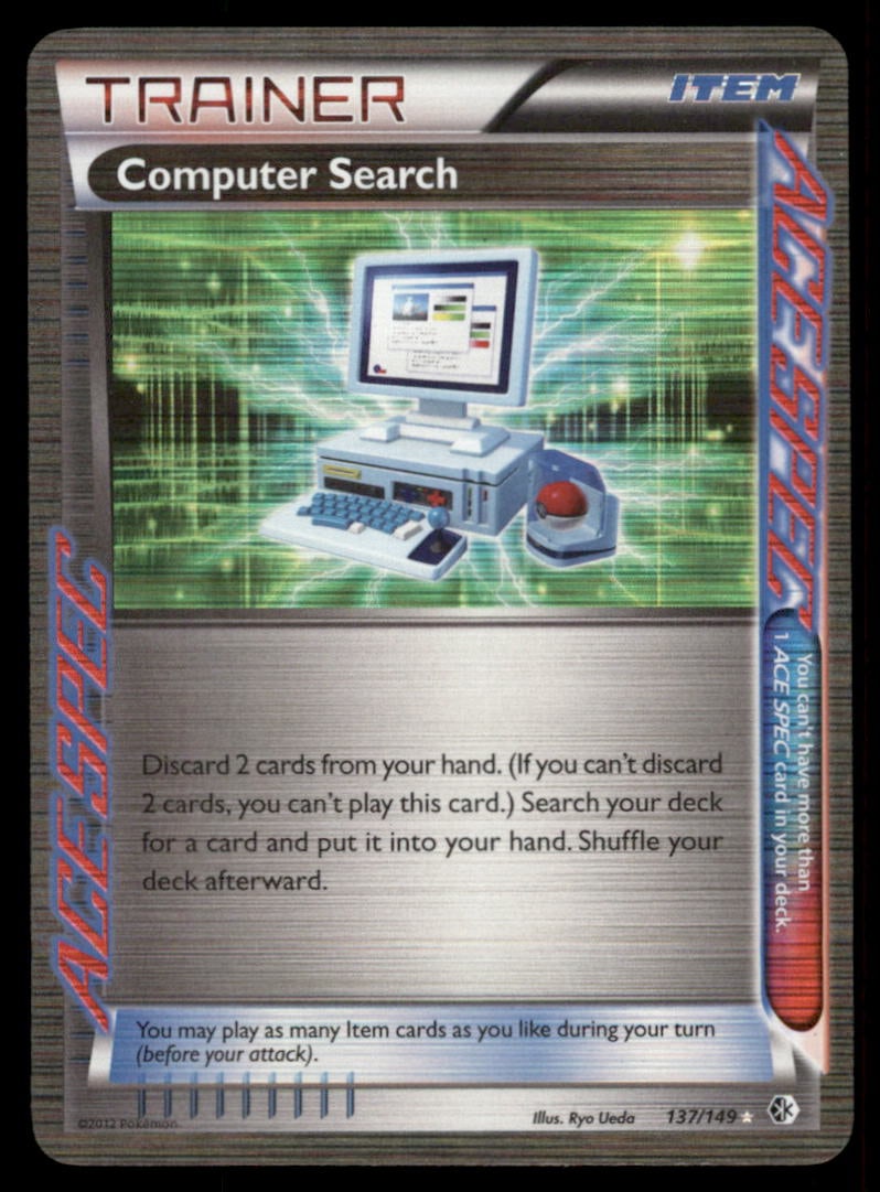 Computer Search 137/149 Boundaries Crossed Pokemon Card Holo: We offer combined shipping on multiple items. Buyers may also arrange their own shipping. LiveShipping is a separate and independent option for shipping that is NOT a part of the auction house or thei