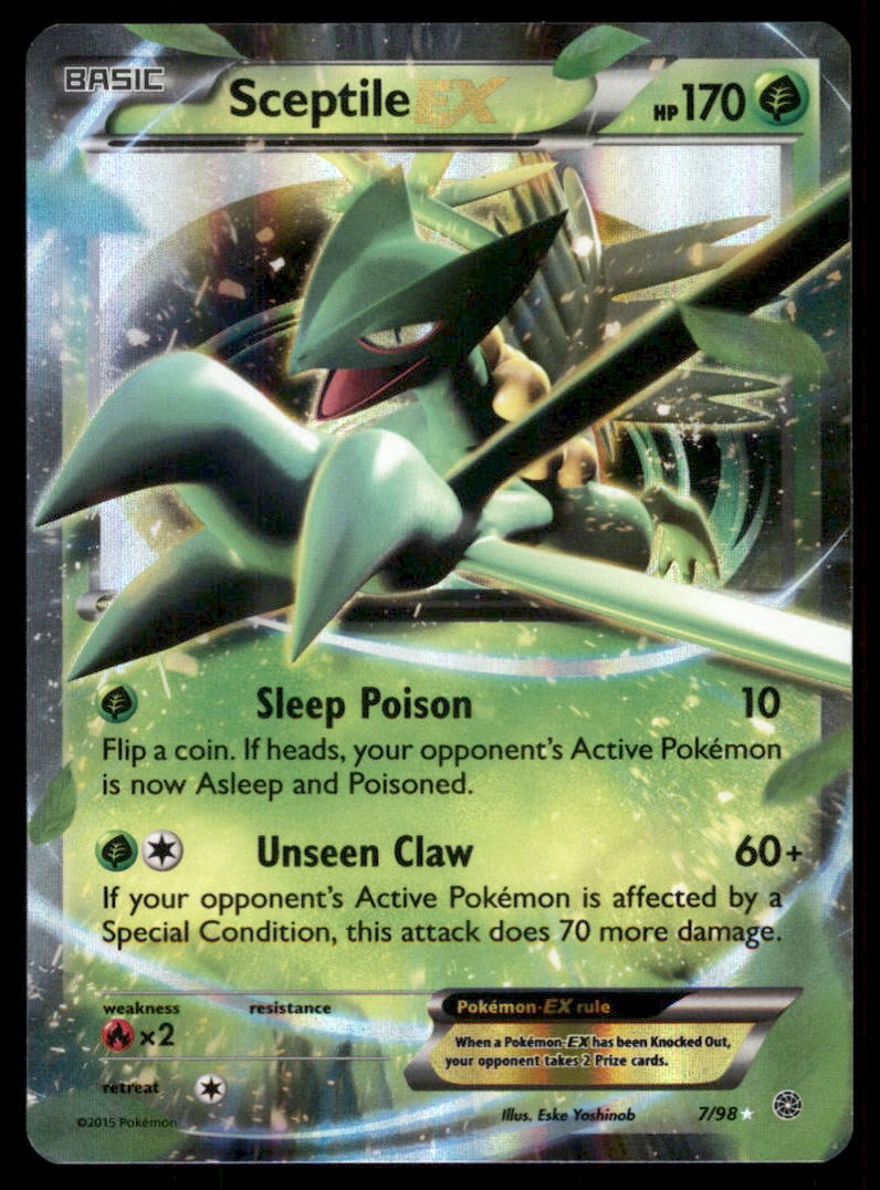 Sceptile EX 7/98 Holo Ancient Origins Pokemon Card: We offer combined shipping on multiple items. Buyers may also arrange their own shipping. LiveShipping is a separate and independent option for shipping that is NOT a part of the auction house or thei