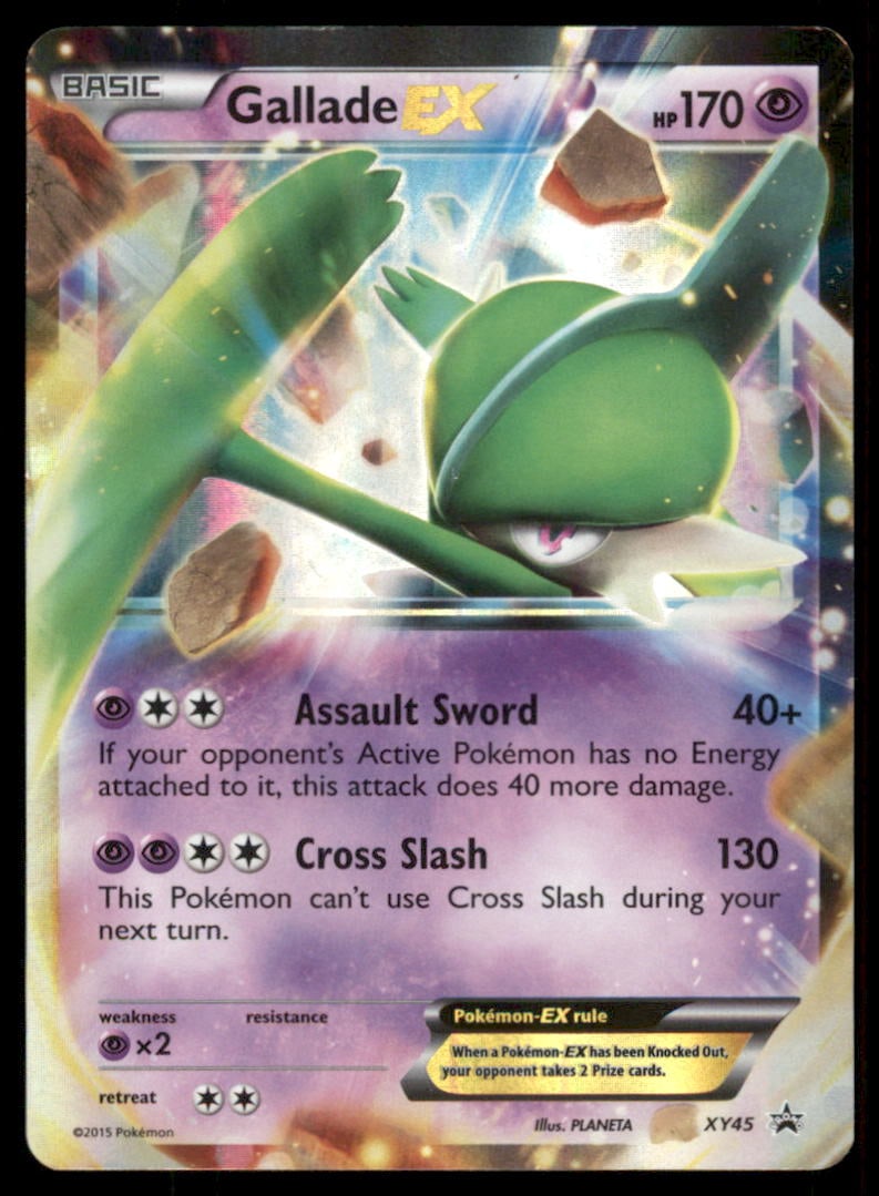 Gallade EX XY45 Holo XY Promo Pokemon Card: We offer combined shipping on multiple items. Buyers may also arrange their own shipping. LiveShipping is a separate and independent option for shipping that is NOT a part of the auction house or thei