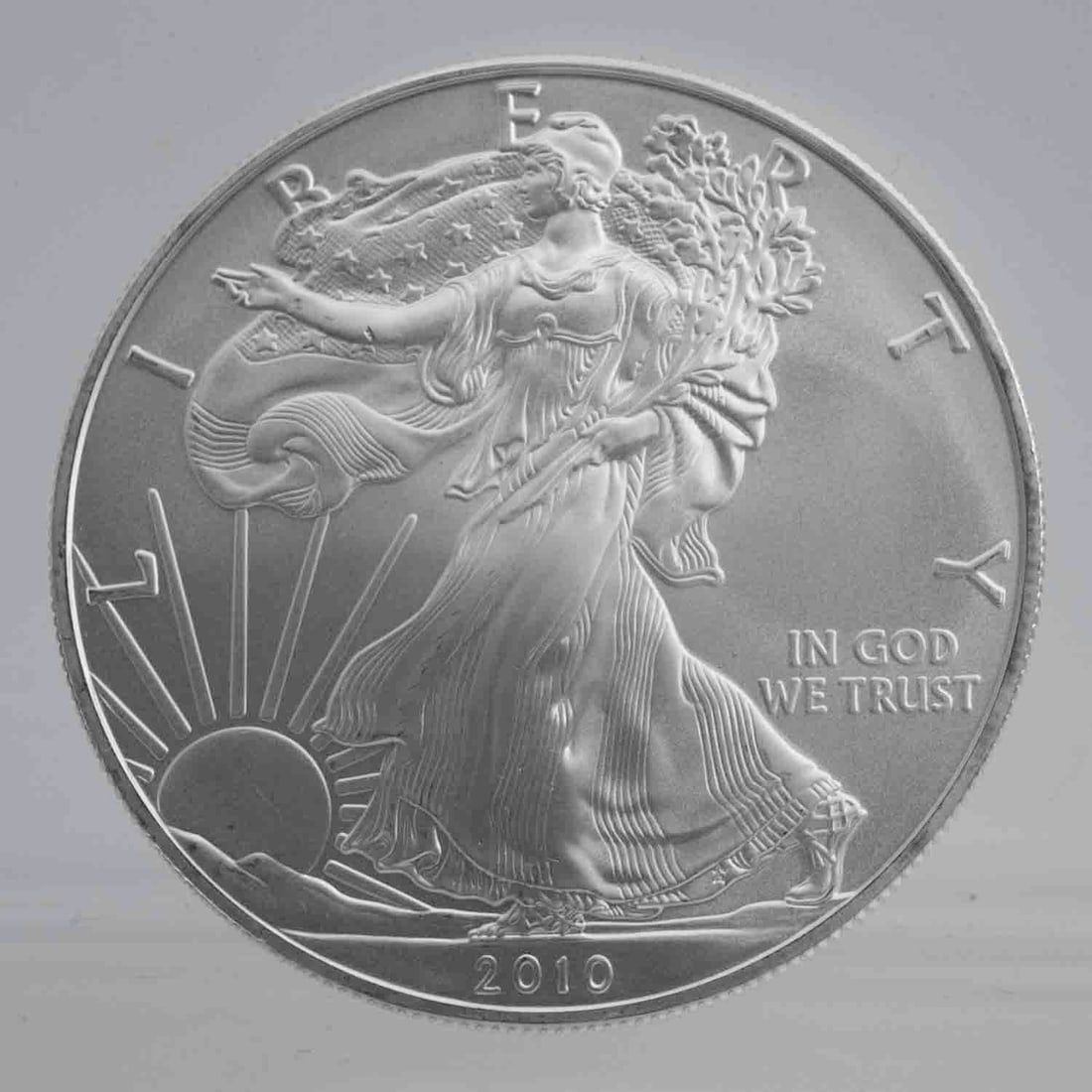 2010 American Silver Eagle 1oz Silver Coin (1 of 2)