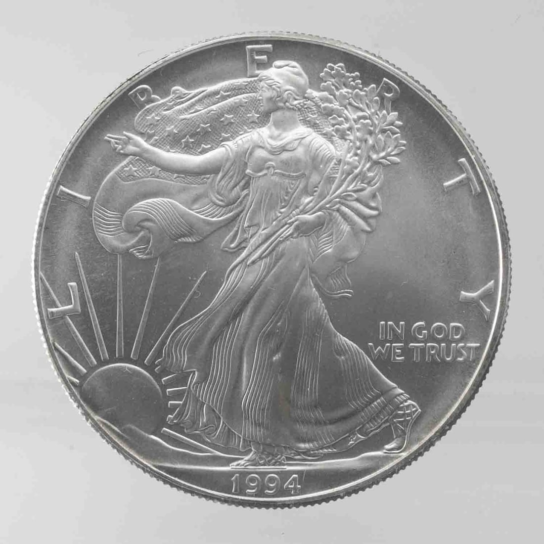 1994 American Silver Eagle 1oz Silver Coin (1 of 2)