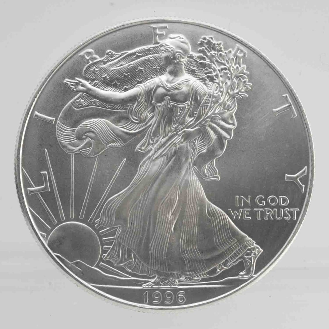 1996 American Silver Eagle 1oz Silver Coin (1 of 2)