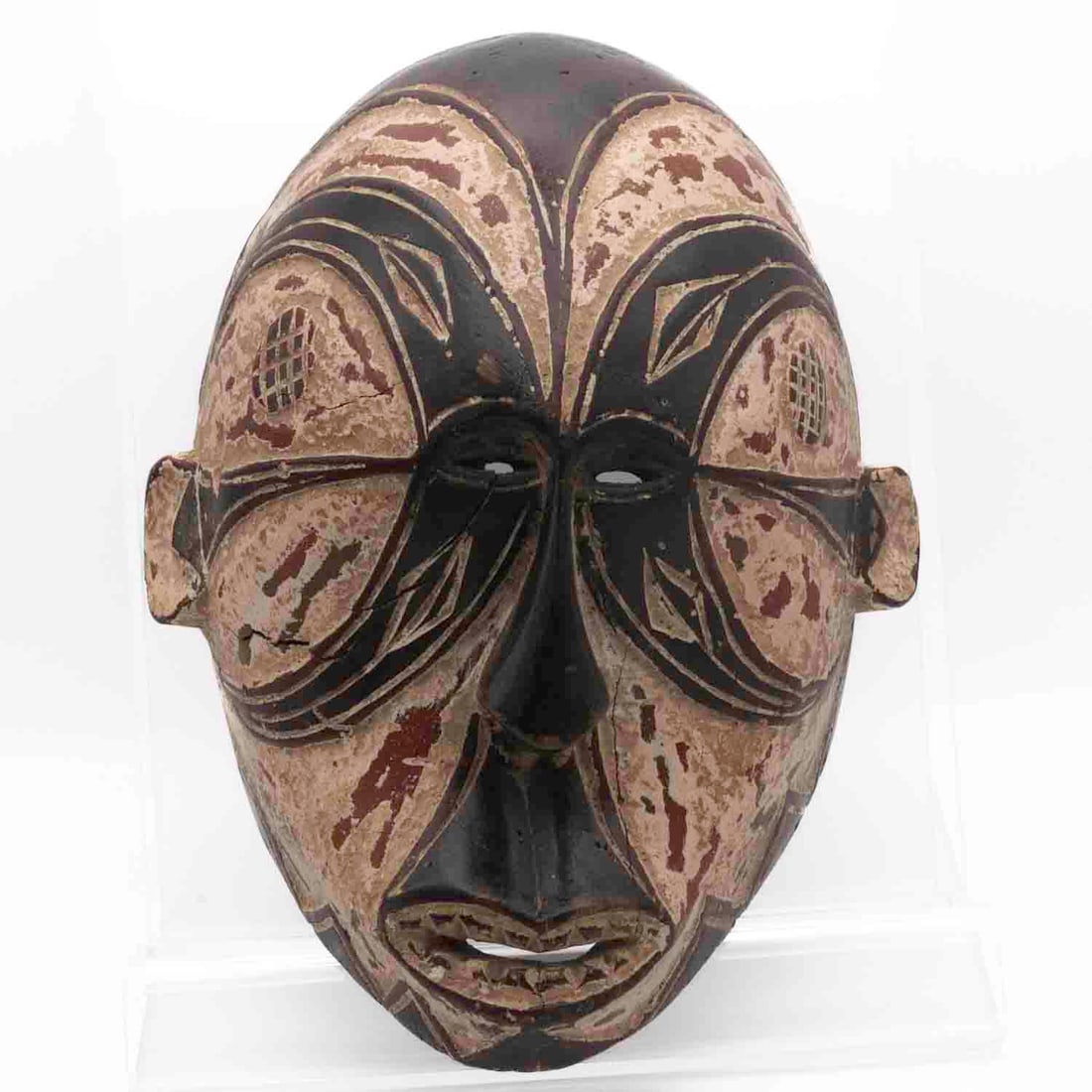 African Fang Ngil Carved Wood Ceremonial Mask (1 of 7)
